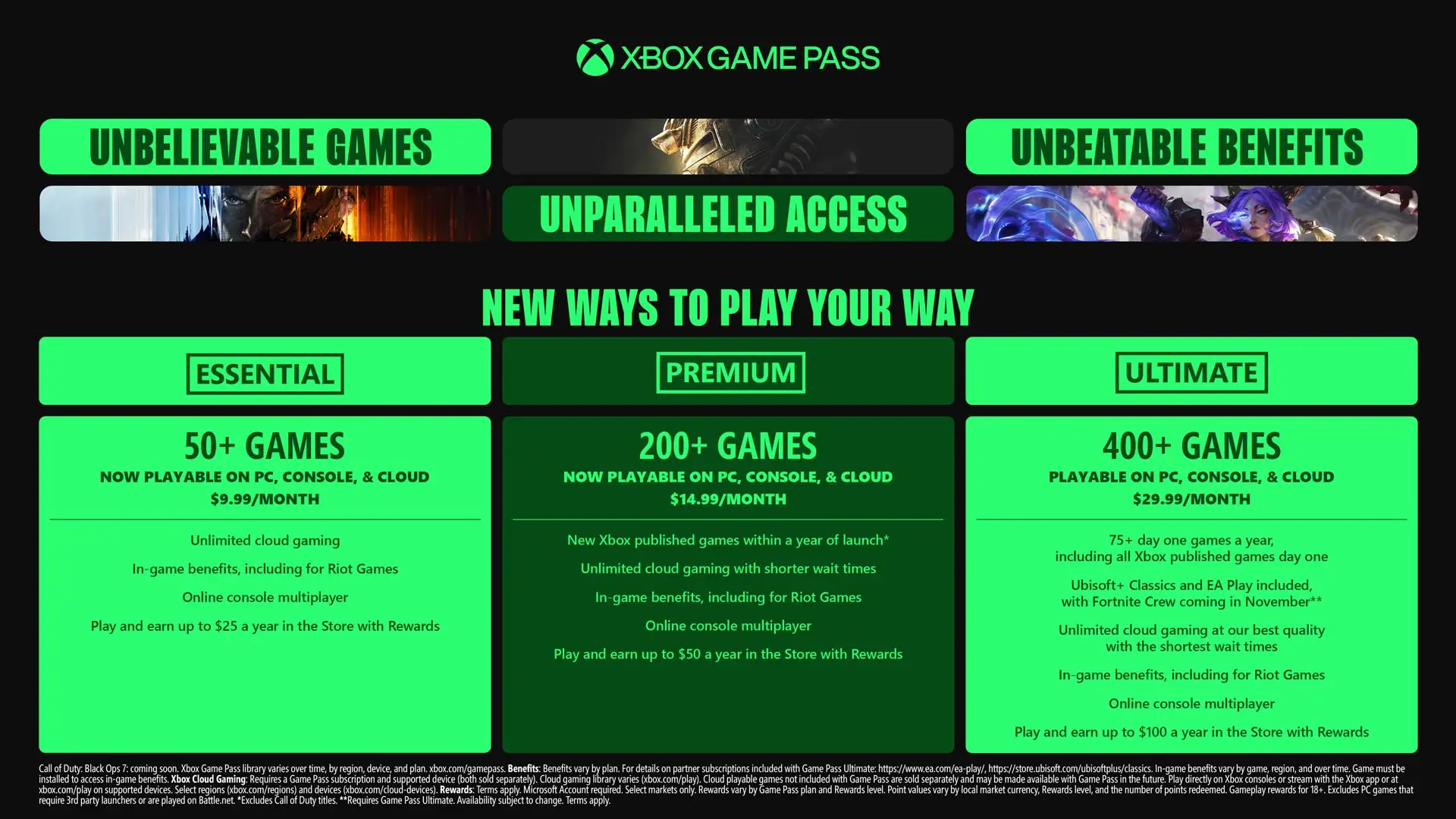 Microsoft повышает стоимость подписки на Xbox Game Pass на 50%, заявляя, что это сделано для предоставления игрокам большей гибкости, выбора и ценности.