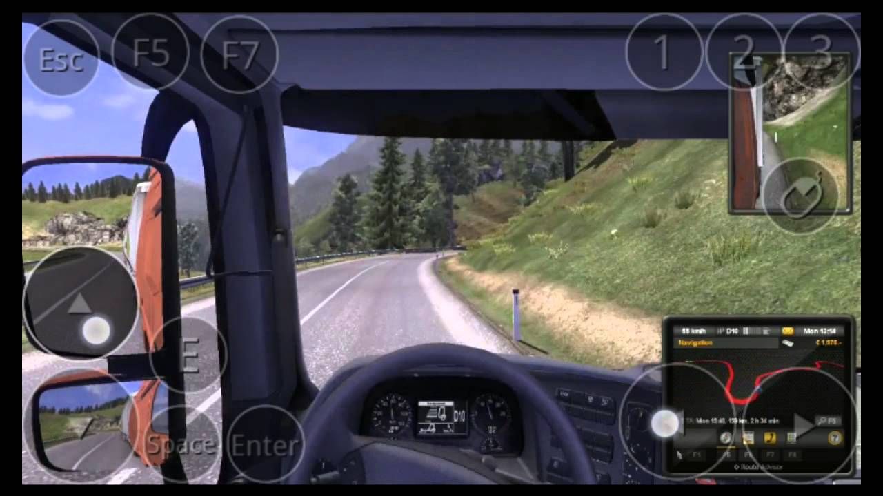 Трек симулятор на телефон. Euro Truck Simulator 2 mobile. Euro Truck Simulator 2 на андроид. Етс симулятор 2 андроид. Евро трак 2 для андроид.
